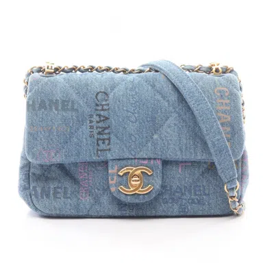 Pre-owned Chanel Blue Blue Shoulder Bag () In Multi