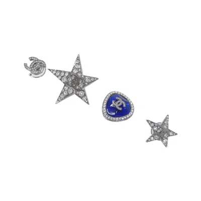 Pre-owned Chanel Blue Hair Clip () In Multi