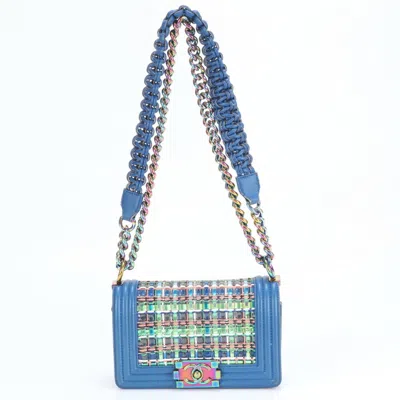 Pre-owned Chanel Blue Leather Shoulder Bag ()