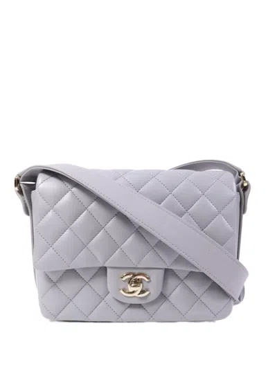 Pre-owned Chanel Bolero De  Shoulder Bag In Gray