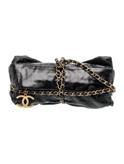 Pre-owned Chanel Bombay Baluchon Bag In Black