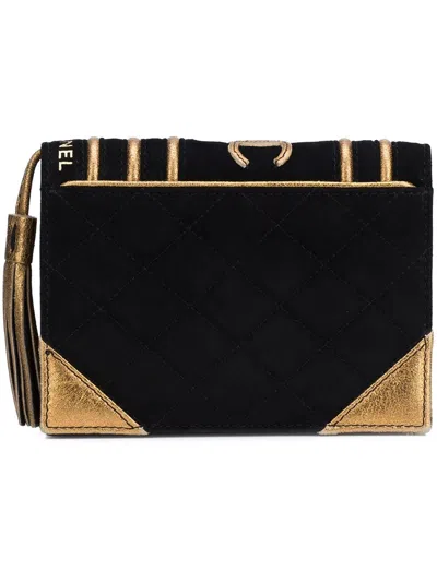 Pre-owned Chanel Book Clutch In Black