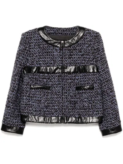 Pre-owned Chanel Boucle Jacket In Blue
