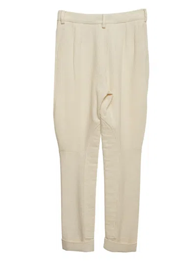 Pre-owned Chanel Boucle Trousers In Neutral