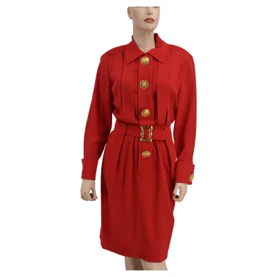 Pre-owned Chanel Boutique Elegant Red Dress 38 Mint
