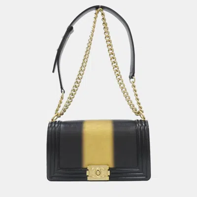 Pre-owned Chanel Boy Line Shoulder Bag In Multi