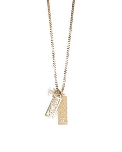 Pre-owned Chanel Boy Necklace In Yellow