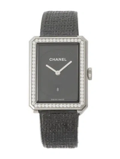 Pre-owned Chanel Boy-friend Watch, 27mm In Multi