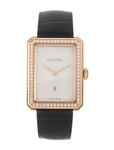 Pre-owned Chanel Boy·friend Watch In Multi