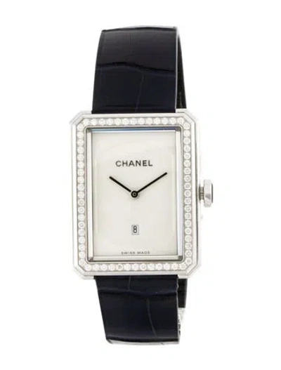 Pre-owned Chanel Boyfriend Watch In Multi