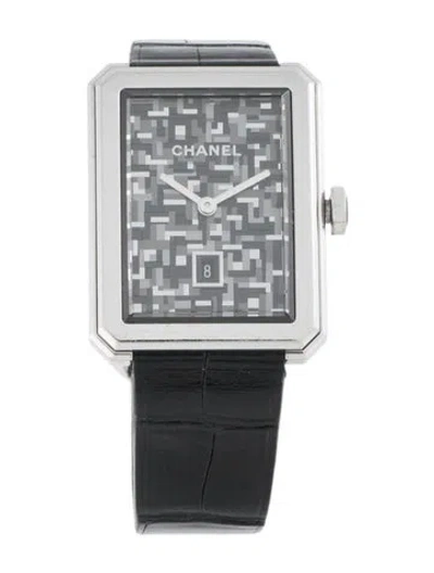 Pre-owned Chanel Boy-friend Watch In Multi