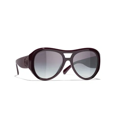 Pre-owned Chanel Brand 2024 Prada Women Sunglasses Pr 26zs 14r-20e Authentic Italy Frame Case In Gray