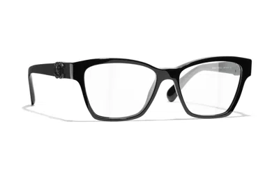 Pre-owned Chanel Brand 2022  Women Eyeglasses Ch 3420-q-b C.888 Authentic Italy Rx Case In Clear
