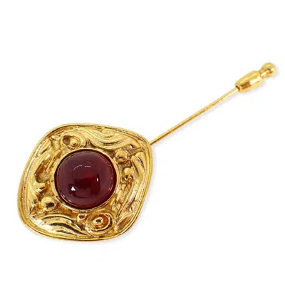 Pre-owned Chanel Brass Pin Brooch () In Multi
