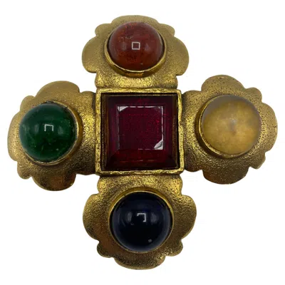 Pre-owned Chanel Brooch Gripoix Designed By Victoire De Castelane In Multi