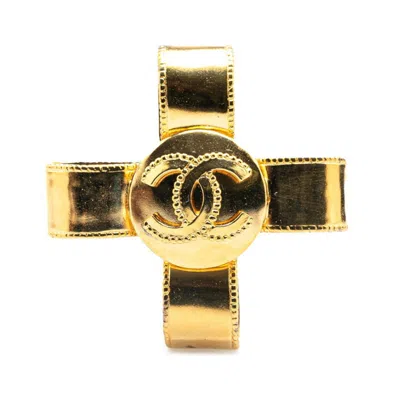 Pre-owned Chanel Brooch () In Gold