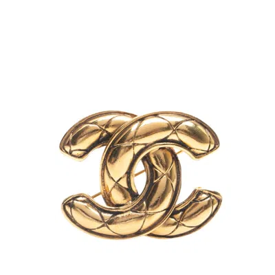 Pre-owned Chanel Brooch () In Gold
