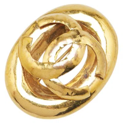 Pre-owned Chanel Brooch () In Gold