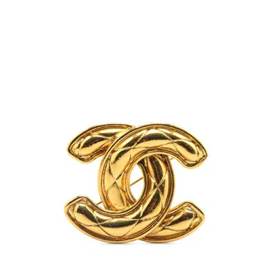 Pre-owned Chanel Brooch () In Gold