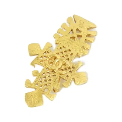Pre-owned Chanel Brooch () In Gold