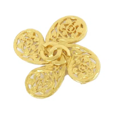 Pre-owned Chanel Brooch () In Gold