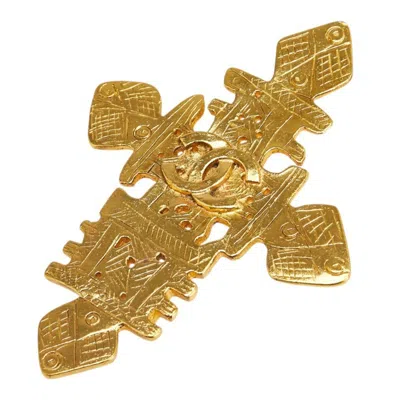 Pre-owned Chanel Brooch () In Gold