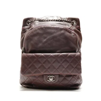 Pre-owned Chanel Brown Backpack ()