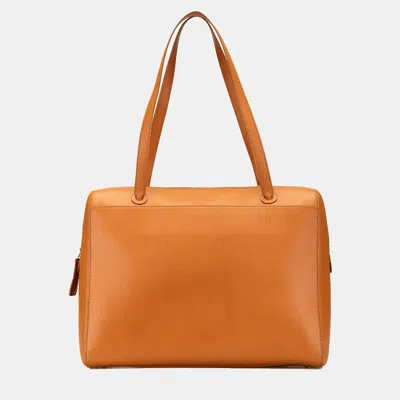 Pre-owned Chanel Brown Grained Calfskin Tote