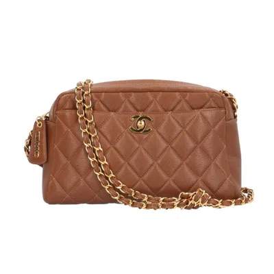 Pre-owned Chanel Brown Leather Shoulder Bag ()