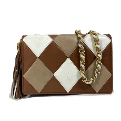 Pre-owned Chanel Brown Leather Shoulder Bag ()