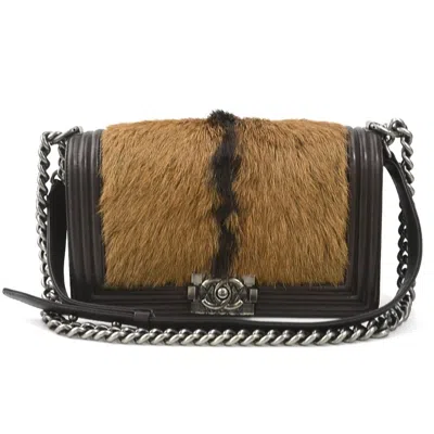 Pre-owned Chanel Brown Leather Shoulder Bag ()