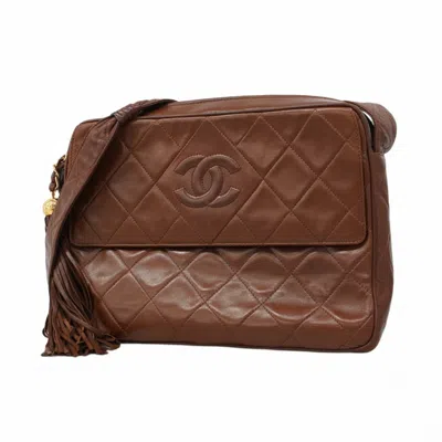 Pre-owned Chanel Brown Leather Shoulder Bag ()