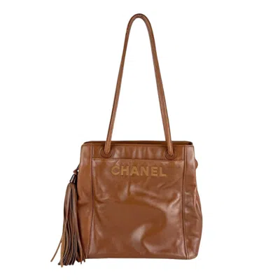 Pre-owned Chanel Brown Leather Shoulder Bag ()