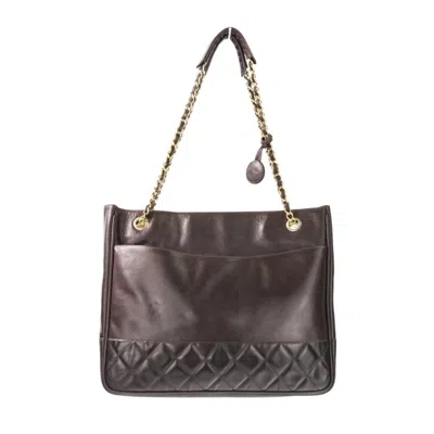 Pre-owned Chanel Brown Leather Shoulder Bag ()