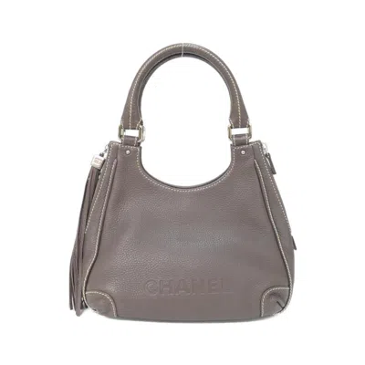 Pre-owned Chanel Brown Leather Shoulder Bag ()