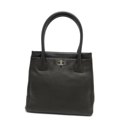 Pre-owned Chanel Brown Leather Tote Bag ()