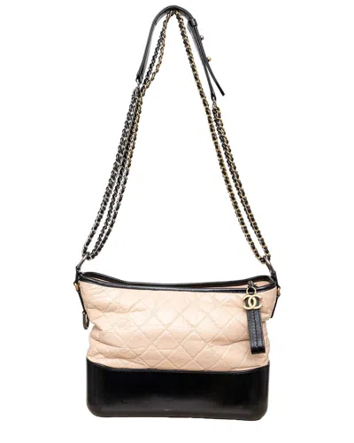 Pre-owned Chanel Brown Quilted Leather Large Gabrielle Hobo Bag - '10s (authentic Pre-  Loved)