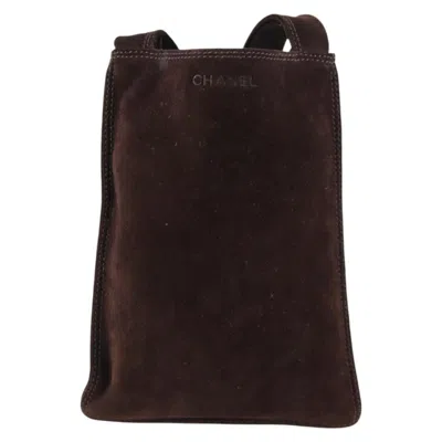 Pre-owned Chanel Brown Suede Shoulder Bag ()