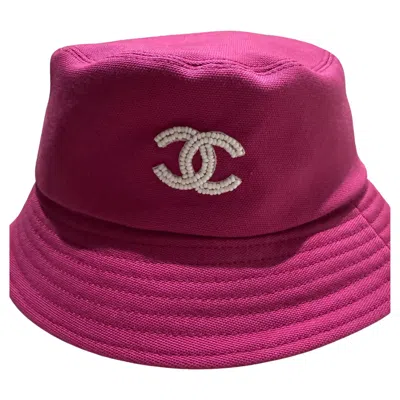 Pre-owned Chanel Bucket Hat In Purple