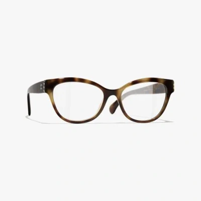 Chanel Butterfly Eyeglasses In Brown