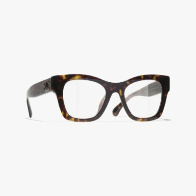 Chanel Butterfly Eyeglasses In Black