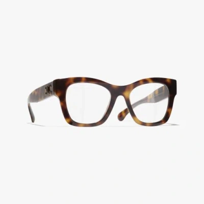 Chanel Butterfly Eyeglasses In Brown