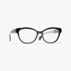 Chanel Butterfly Eyeglasses In Black 