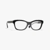 Chanel Butterfly Eyeglasses In Black 
