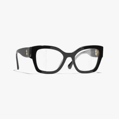 Chanel Butterfly Eyeglasses In Black