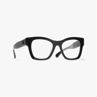 Chanel Butterfly Eyeglasses In Black