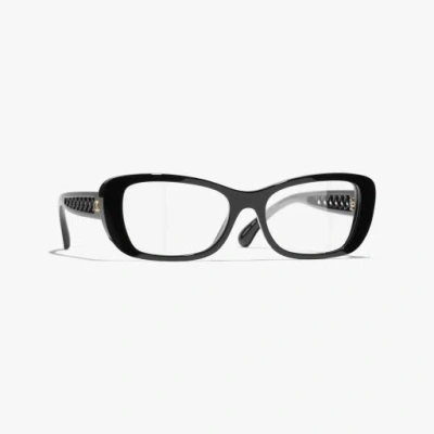Chanel Butterfly Eyeglasses In Black