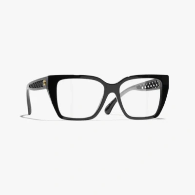 Chanel Butterfly Eyeglasses In Black