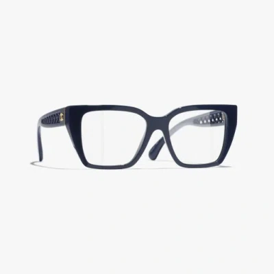 Chanel Butterfly Eyeglasses In Blue