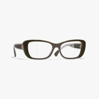 Chanel Butterfly Eyeglasses In Brown